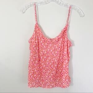 Victoria’s Secret Pink Polka Dotted Mesh Crop Cami